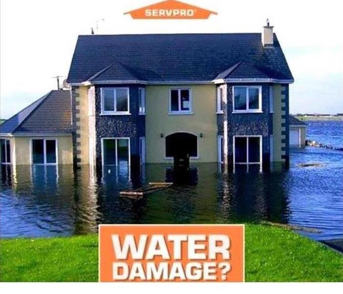 House that has water damage. 